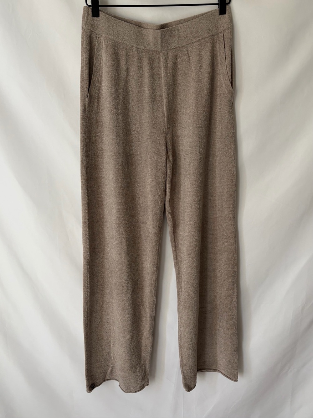 NWT Barefoot Dreams CozyChic Ultra Lite Ankle Pant Beach Rock size Small